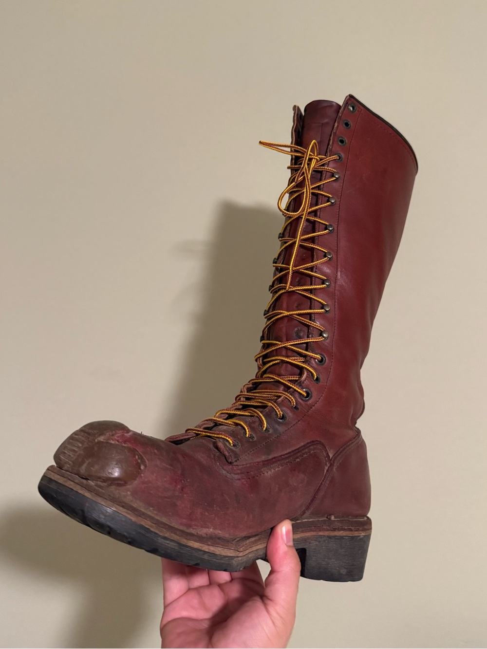 Red Wing 2450 Classic Lineman Boots Size 11.5 E
Steel Toe - Picture 11 of 16